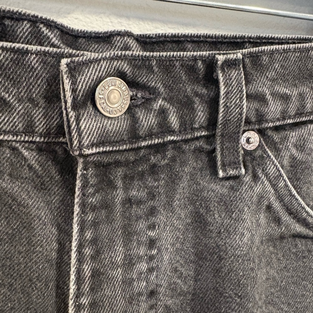 Vintage Orange Tab 1994 Levi’s 550 Faded Black Cutoff Shorts Size 29 28 Actual - Picture 4 of 16